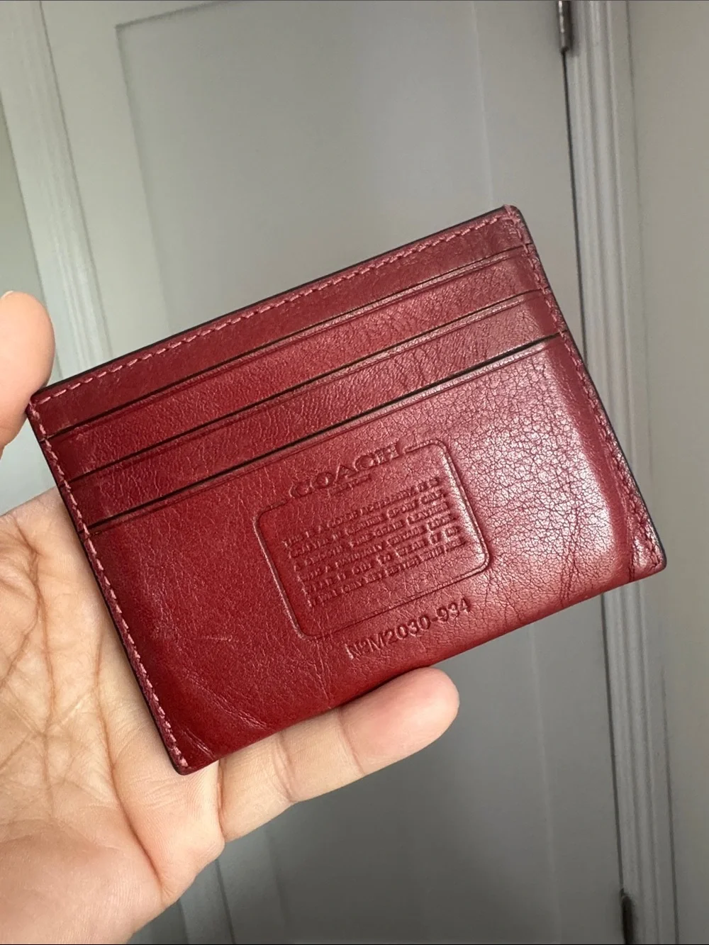🤍Coach Genuine Leather Card Holder